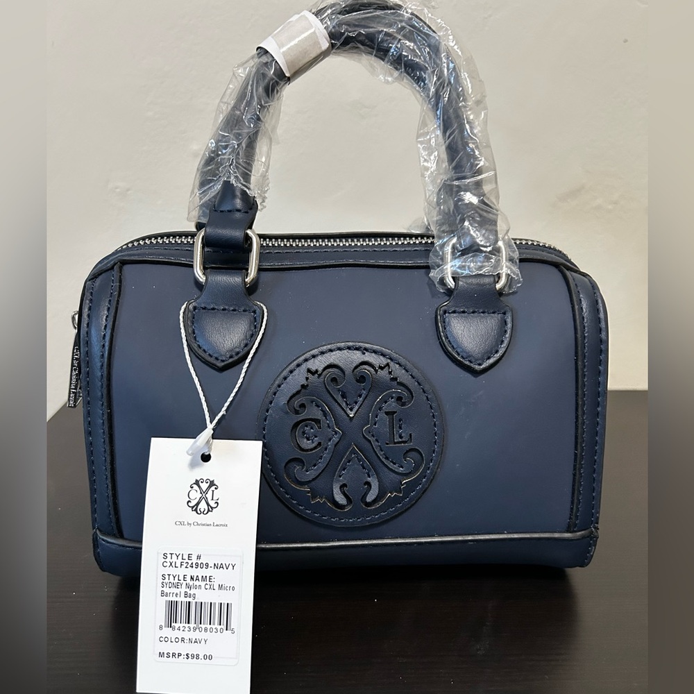 NWT! CXL by Christian Lacroix Mini Barrel Bag